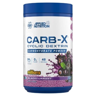 Applied Nutrition Carb-X Blackcurrant 1.2kg (48 Servings) – Highly Branched Cyclic Dextrin Intra & Post Workout Carbohydrate Powder