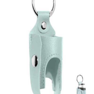 Holder Travel Case for Asthma Inhaler, PU Leather Travel Handy Mini Holster for Adults and Kids, Inhaler Not Included, Blue