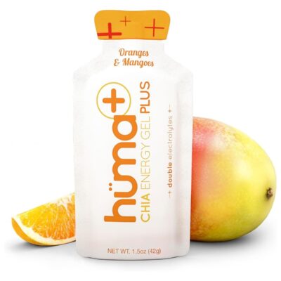 Huma Chia Energy Gel Plus Orange & Mango Pack of 9