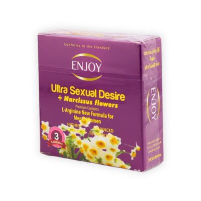 U.S.D+ Premium Narcissus Flower Condoms – 3 Pcs, Ultra Thin And Aromatic For Enhanced Pleasure