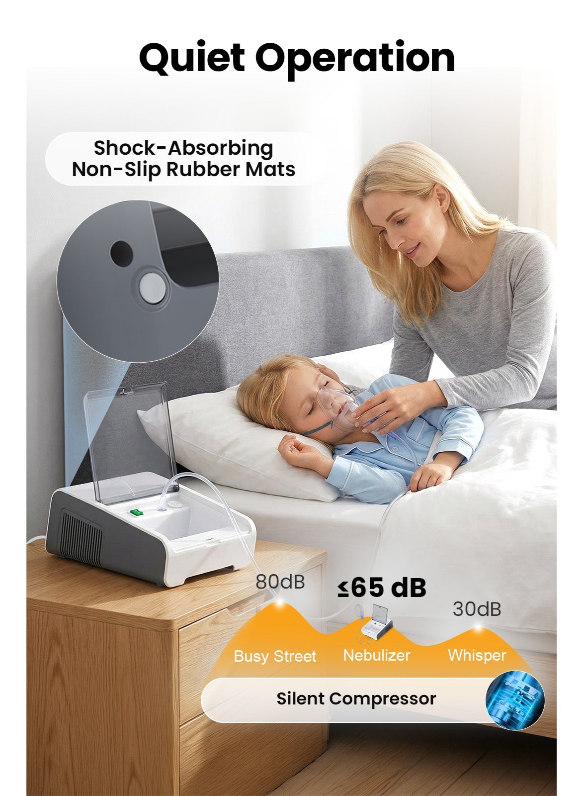 Compressor Nebulizer with Nasal, Nebulizer machine for Adults and Children - Image 5