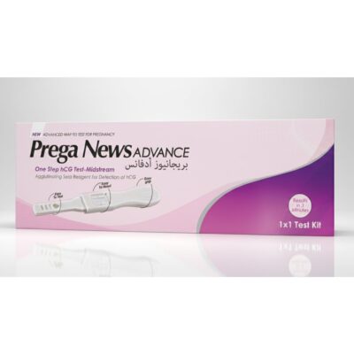 Prega News Advance Test Kit, Rapid Single Step Pregnancy Test Kit Device, Results In 3 Mins