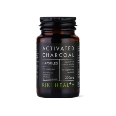 Activated Charcoal Capsules Food Supplement Made From Coconut Shells 50 Vegetarian Capsules 300Mg
