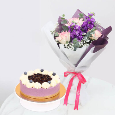 Lavender Grace Flower Arrangement | Serene Father’s Day Gift UAE