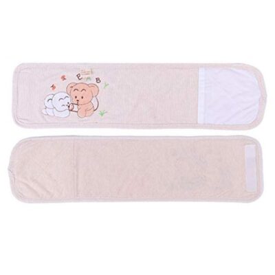 Baby Umbilical Belt, Newborn Belly Belt Cartoon Cotton Umbilical Cord Soft Infant Belly Band PInk Newborn Navel Belt Waist Support Belt for 0-12 Months Babies