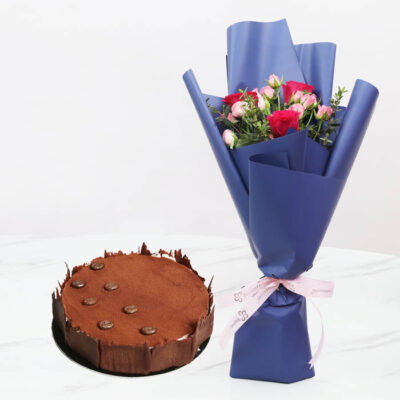 Blush Whimsy Floral Arrangement | Gentle Gift for Special Moments UAE