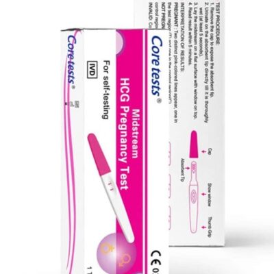 Coretests Midstream HCG Pregnancy Test 1s