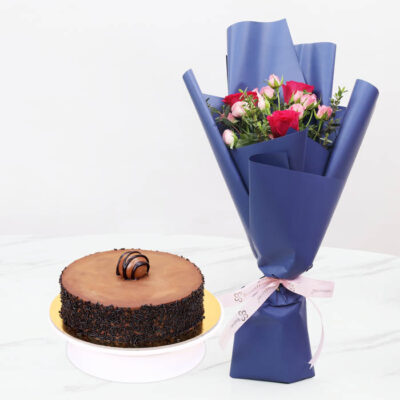 Rose Indulgence Gift Bouquet | Luxurious Rose Arrangement UAE