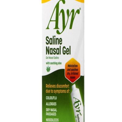 Ayr Saline Nasal Gel with Soothing Aloe Tube, 0.5 Ounce