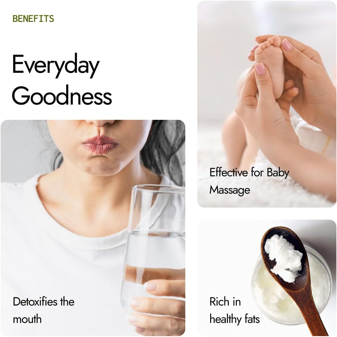 Kapiva Virgin Cold-Pressed Coconut Oil 250ml - 100% Pure, Unrefined, Organic & Edible - Image 6