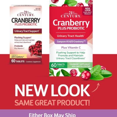 Cranberry Plus Probiotic, 60 Tablets, Packaging May Vary