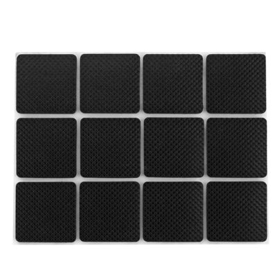 Furniture Pads,48 Pack 4” Furniture Pad,Non Slip Furniture Feet Pads,Rubber Stickers Self-Adhesive Furniture Felt Pads for Fixation in Place Furniture, Chair Legs,Tiled, Laminate