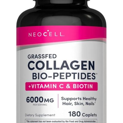 Grass Fed Collagen + Vitamin C And Biotin 180 Tablets (packaging may vary)