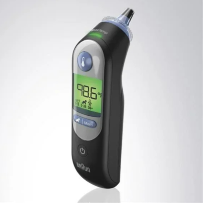 Braun Thermometer Black | ThermoScan 7 Ear Thermometer with Age Precision - Black Edition plus IRT 6520B