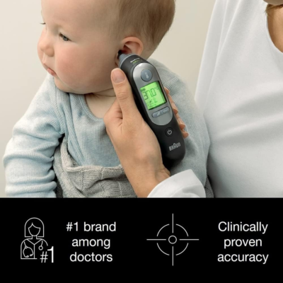 Braun Thermoscan 3 Ear Thermometer | Thermoscan Lens Filters for Ear Thermometer IRT 3030