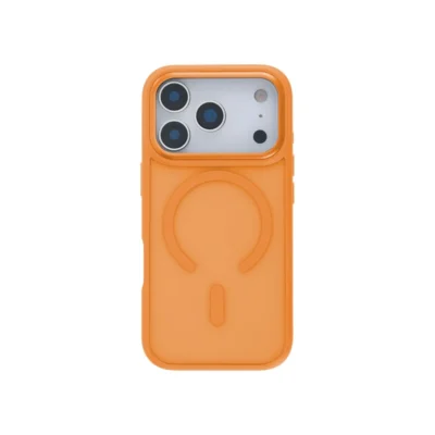 Infinyty Premium Frosted Matte Soft Case for iPhone 17 Pro - Orange - MOD017X16
