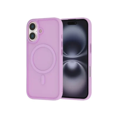 Infinyty Frosted Matte Soft Touch Slim Case for iPhone 17 - Purple - GLE016X18