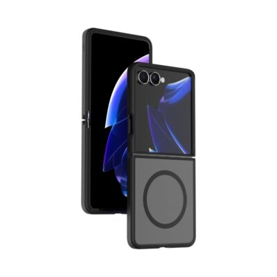 Infinyty Frosted Soft Touch Slim Case for Samsung Flip 7 - Black - GLE001X21
