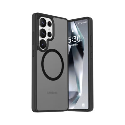 Infinyty Frosted Soft Touch Slim Case for Samsung S25 Ultra - Black - GLE001X22