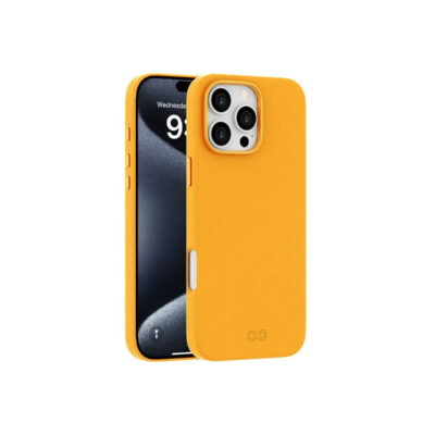Infinyty Exquisite Leather Case Vogue for iPhone 16 Pro Max - Yellow - VOG014X02