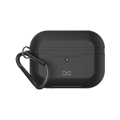 Infinyty Gravix Case with Titanium Metal Edge for AirPods Pro 2 - Black - GRA004X05