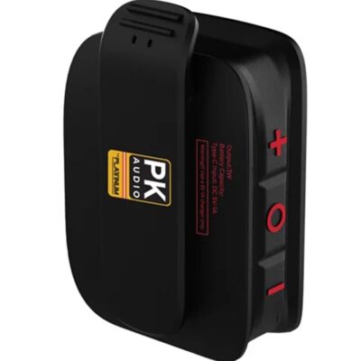 Platinum Bluetooth Speaker - Wireless Portable Speaker For Home & Outdoor Use - Black- Mate Clip
