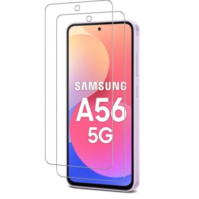 Grabit Screen Protector Clear Full Glue Edge-to-Edge for Samsung A56 - Tempered Glass - GSS-A56