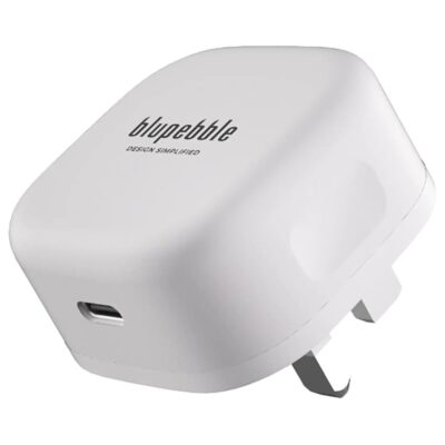 Blupebble PowerCore 30W Single-Port PD GaN Fast Charger - White - BP-PD30GANUK-WH