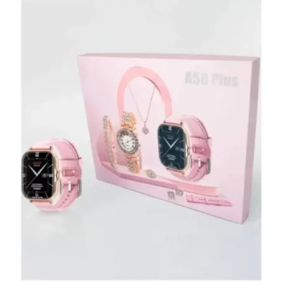 A58 plus smart watch with womens jewelry diamond set 8-in-1 Bluetooth sports watch