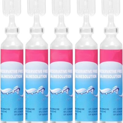 ‌50 Pack 0.9% Saline Solution - 5ml Single Use