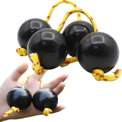 Aslatuas Rhythmic Ball, Kashaka Instrument, Kashaka Music Egg Shaker, Asalato Instrument, Cas Cas Instrument, Kosh Kash Instrument (2pcs,Black) 2pcs Black