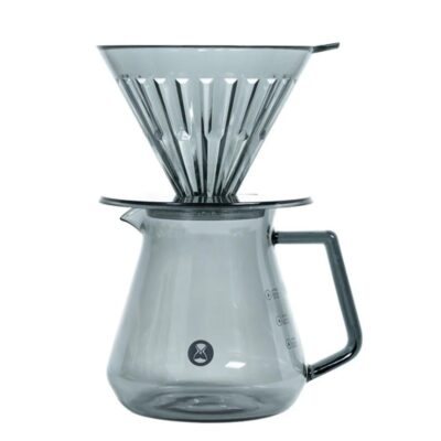 Crystal Eye V60 Brewer Set 02, Transparent Black
