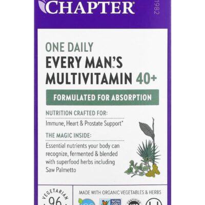 One Daily Every Man's Multivitamin 40+, 96 Tablets.