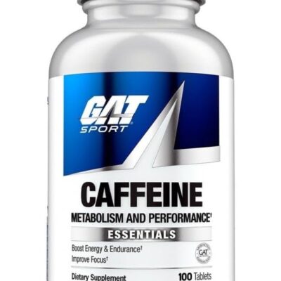 GAT Sport Essentials Caffeine | Pure Energy & Focus (100 Tablets)