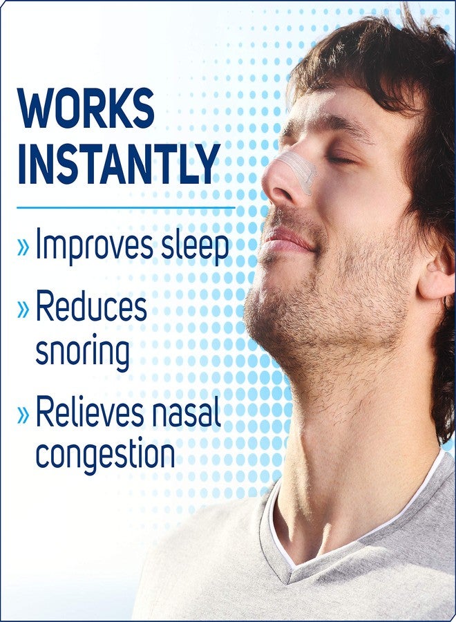 Clear Passage Nasal Strips Medium, Clear, 50 ct | Works Instantly to Improve Sleep, Reduce Snoring, & Relieve Nasal Congestion Due to Colds & Allergies - Image 2