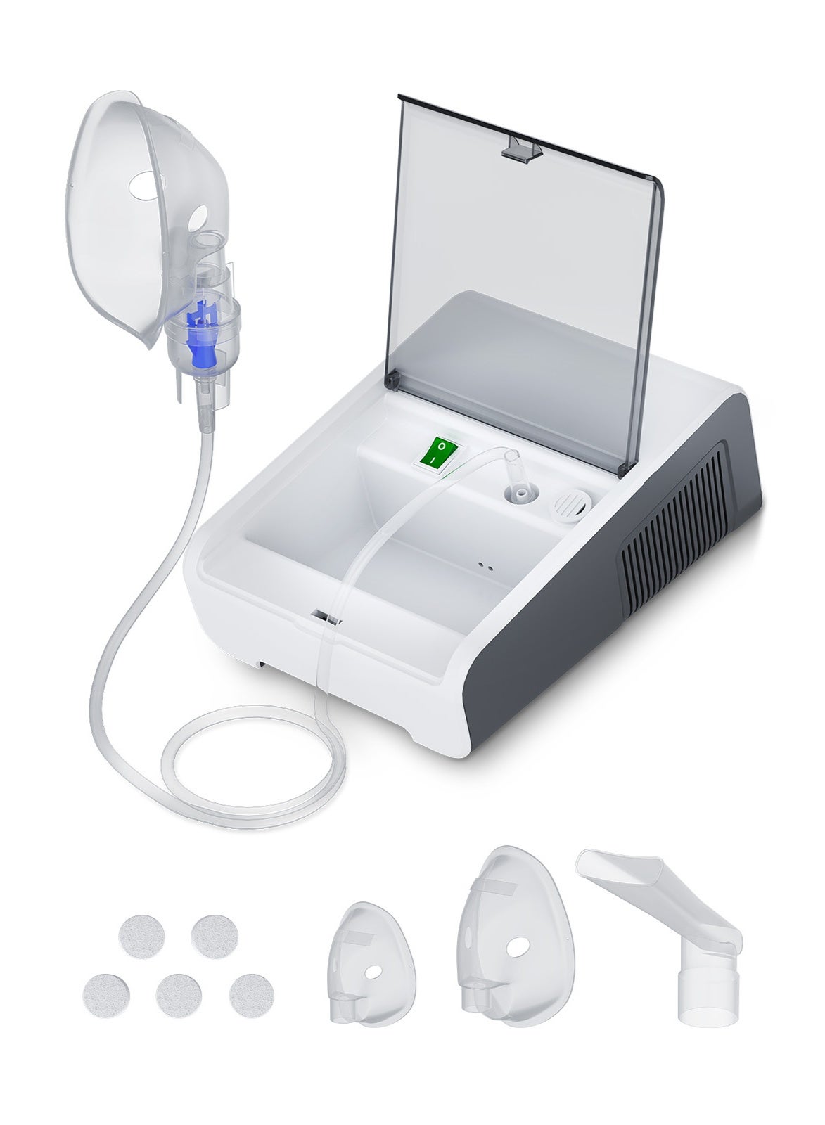 Compressor Nebulizer with Nasal, Nebulizer machine for Adults and Children