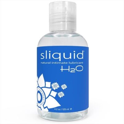 H2O Water Based Lube Lubricant Glycerin Free, 4.2 Oz - Clear, Unscented