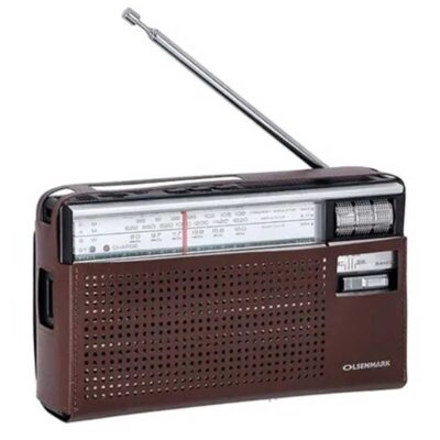 Olsenmark OMR1276 Portable Radio With 3 Band, Brown