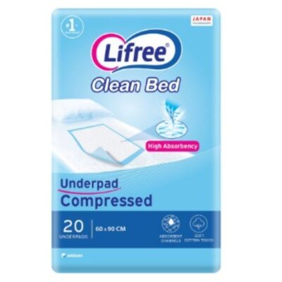 Clean Bed Underpad Compressed 60*90CM - 20'S