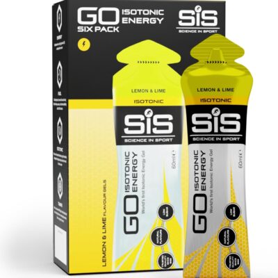 GO Isotonic Energy Gels | Worlds First Isotonic Energy Gel - Trusted Quality Since 1992,Natural Flavours ,Low Suger | Lemon & Lime Flavour | 6 Pack