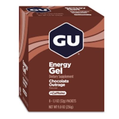 Chocolate Outrage Naturally Flavored, Energy Gel, 8 Packets each 1.1 oz (32g)