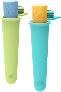 Melli Silicone Push Pops - 2 pack - Shark + Bear Blue + Lime