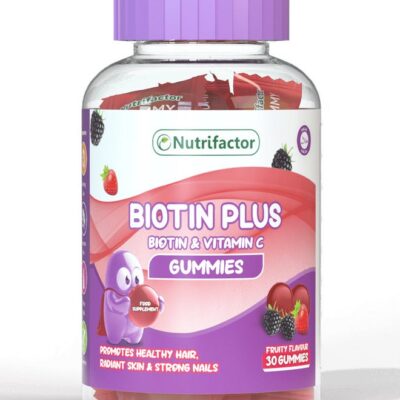 Biotin Plus - Biotin 2500 mcg - Healthy Hair, Radiant Skin & Strong Nails (30 Gummies)
