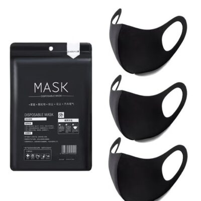 Reusable Breathable Cloth Cotton Face Masks set，3D Ice Silk Washable Face Mask ，Anti-Dust &UV protection