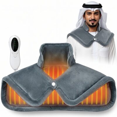Heating Pad For Shoulder And Neck Electric Physiotherapy Multifunction Pain Relief Heated Pad With LCD Controller Electric Heating Pad For Back Pain And Cramps Relief