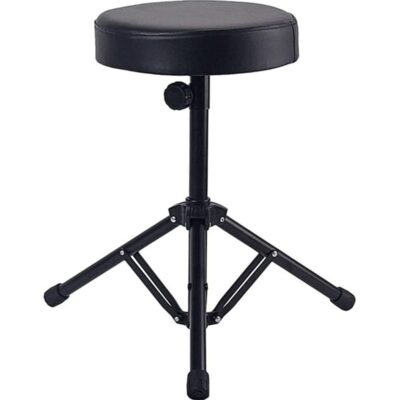 Electronic Piano Chair 1 PC Drum Seat Adjustable Metal Folding Stand Chair for Drum Mars Instrument Piano, Dressing Chair