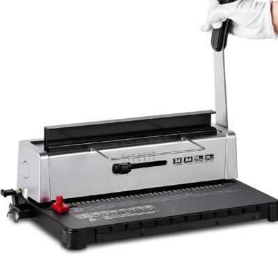 34-Hole Iron Ring Binding Machine Contract Tender Punching Binding Machine Ring Pressing Machine Double Coil Calendar Calendar Punching Machine