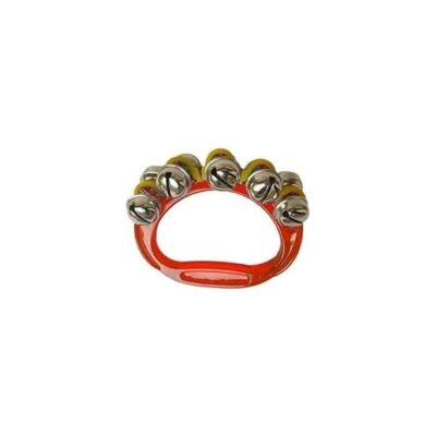 MegArya Hand Bells Musical Instruments for Classroom - Jingle Hand Percussion in Red
