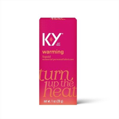 Warming Liquid Lube, Sensorial Personal Lubricant, Glycerin Based Formula, Safe to Use with Latex Condoms, For Men, Women and Couples, 1 FL OZ