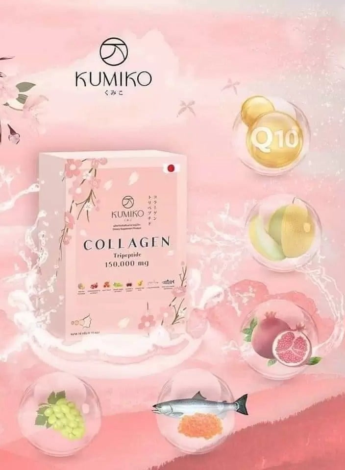 Kumiko Collagen Tripeptide Powder - 15 Sachets (150,000mg Total) | Marine-Sourced Hydrolyzed Collagen | Skin & Joint Support Supplement - Image 2